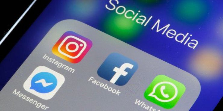 Instagram, Facebook e Whatsapp, social networks