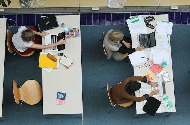 Studenti in una sessione di studio