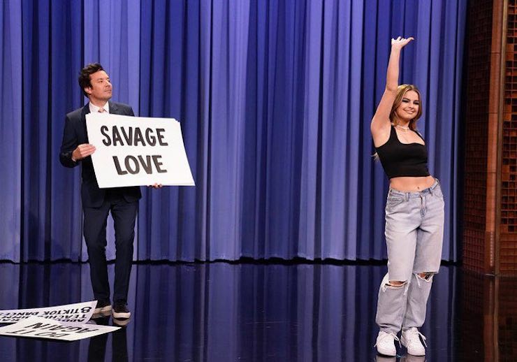 Addison Rae e Jimmy Fallon