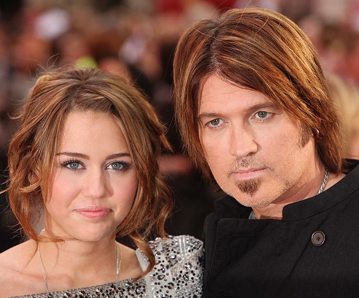 Miley Cyrus e suo padre Billy Ray Cyrus