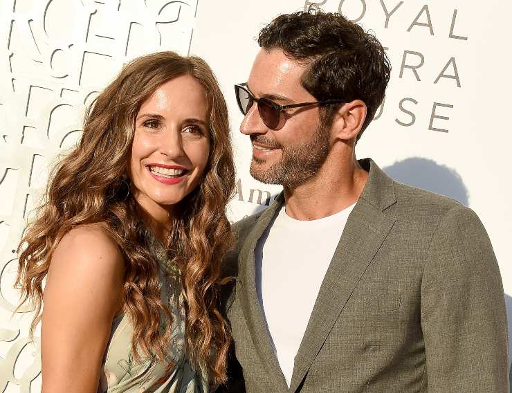 Tom Ellis e Sua moglie. Fonte: Getty