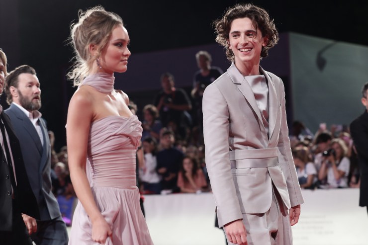 Timothée Chalamet e Lily-Rose Depp