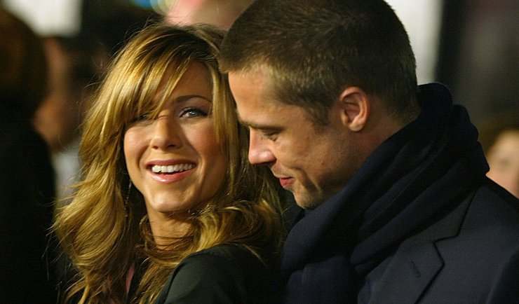 Brad Pitt e Jennifer Aniston. Fonte: Getty