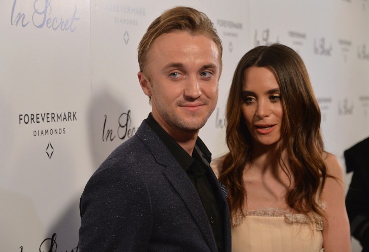 Tom Felton e Jade Gordon a Hollywood - fonte Gettyimages