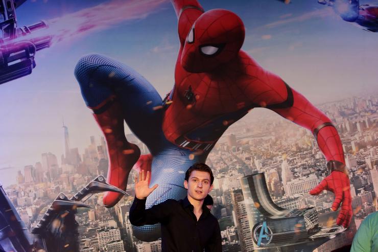 Spiderman Tom Holland alla premier di spiderman - fonte Gettyimages