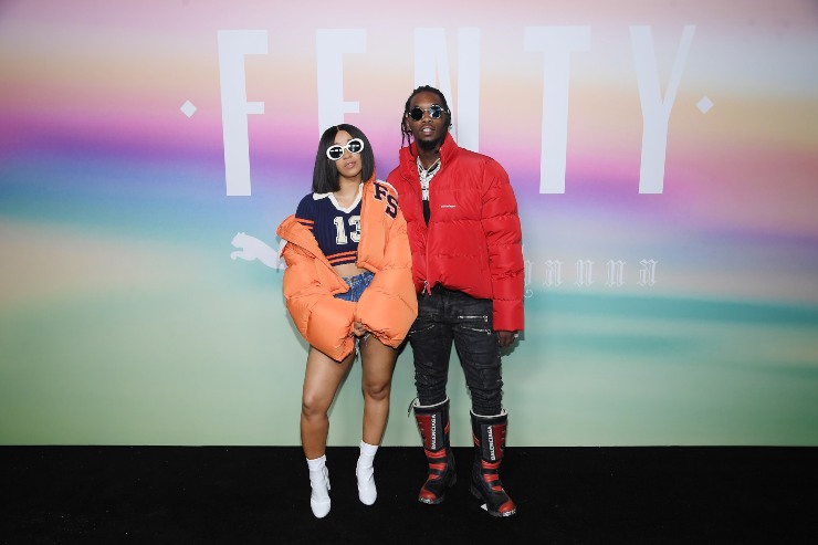 Cardi B e Offset al Fenty Puma -Gettyimages