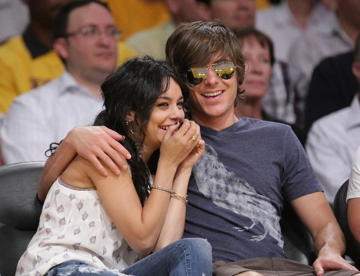 Zac Efron e Vanessa Hudgens nel 2009, Fonte: Getty Images