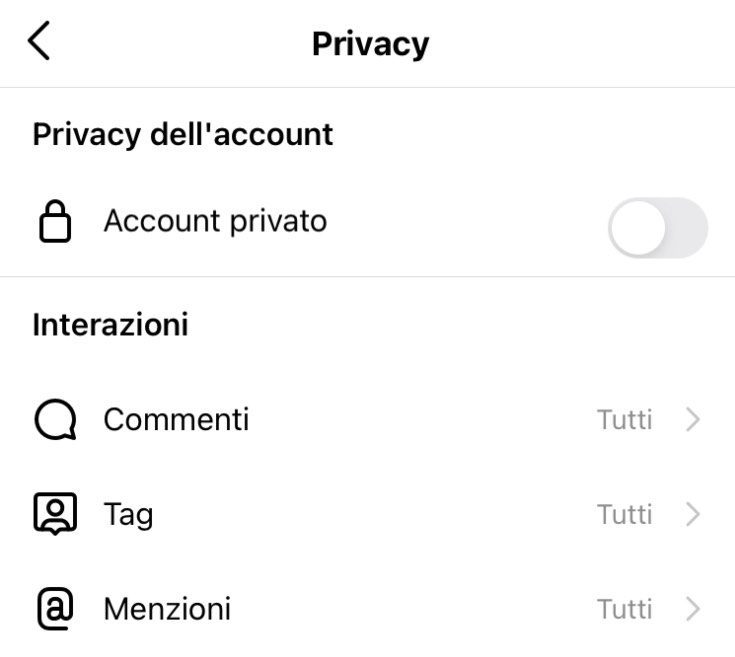 Privacy Instagram