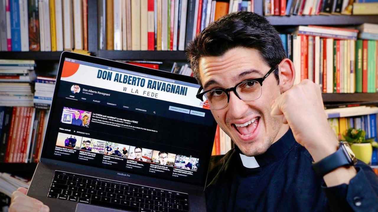 Il prete Don Alberto Ravagnani