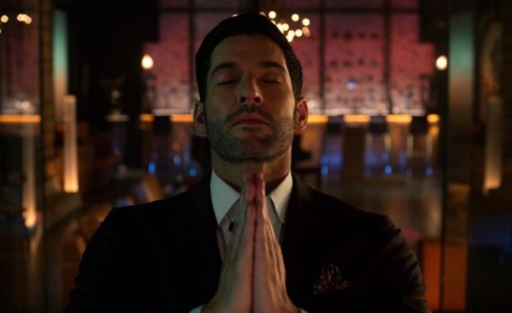 Lucifer scena Tom Ellis. Fonte: Instagram