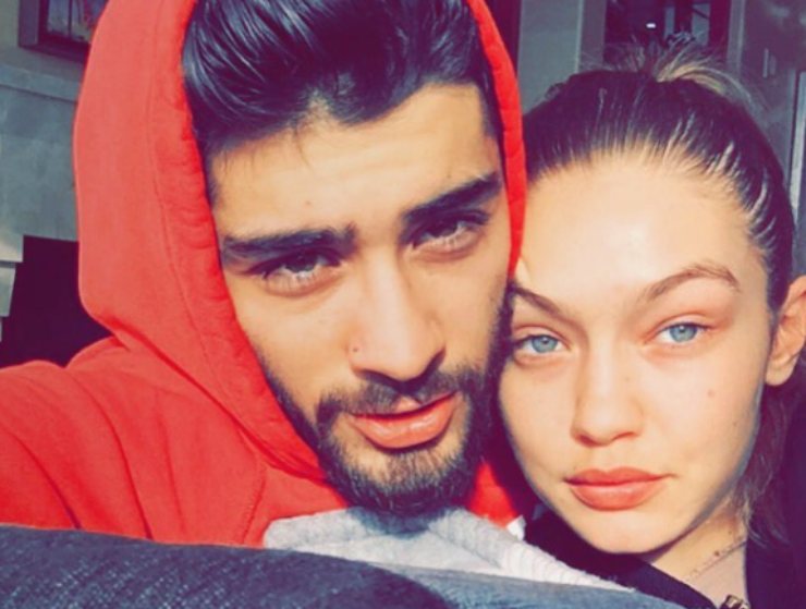 Hadid e Malik. Fonte: Instagram