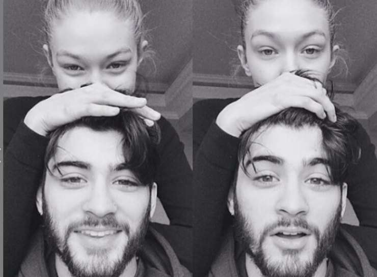 Coppia Zayn e Gigi. Fonte: Instagram