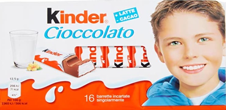 Bambino Kinder Cioccolato - Fonte: Instagram