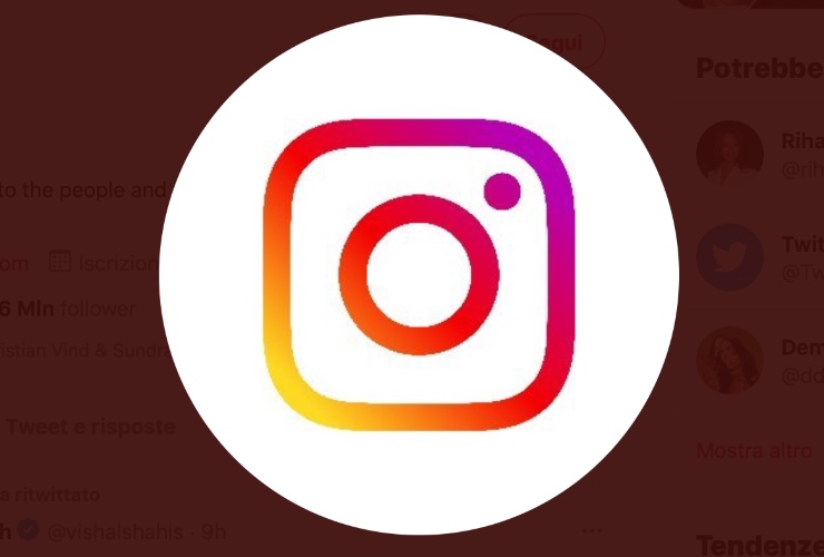 Impostazioni di Instagram, Fonte: Twitter