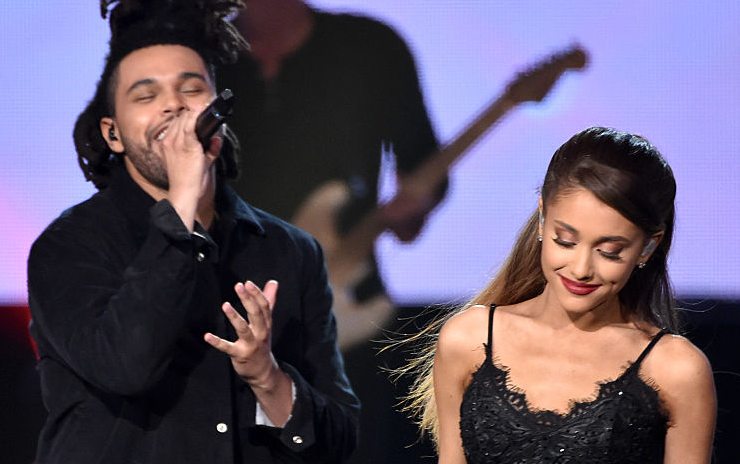 The Weeknd e la cantante Ariana Grande