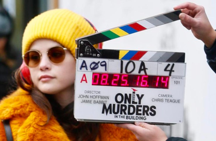 Only Murders in the Building, Selena Gomez sul set - Fonte: Instagram