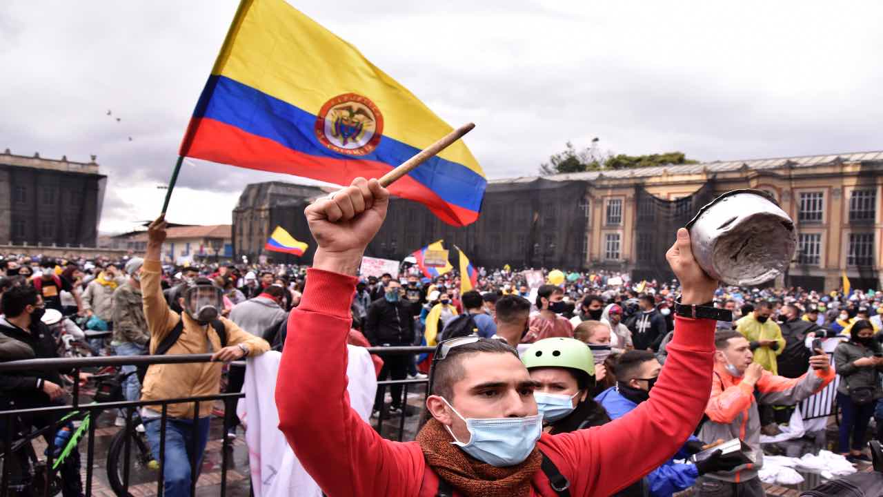 Le proteste in Colombia, Fonte: Getty Images
