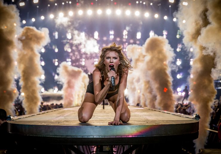 Taylor Swift esibizione. Fonte: Getty