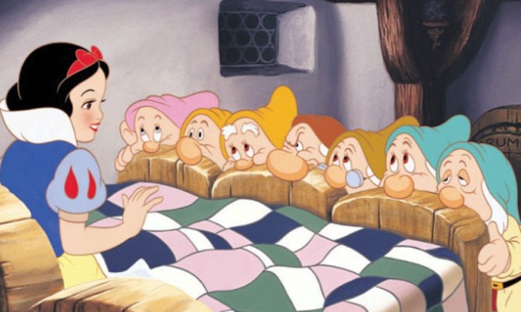 Disney: Biancaneve ed i sette nani. Fonte: Instagram