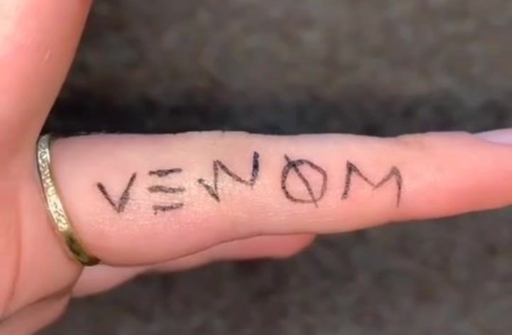 Venom, tatuaggio