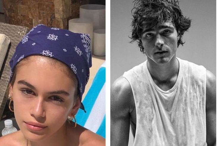 Jacob Elordi e Kaia Gerner