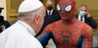 Spiderman col papa