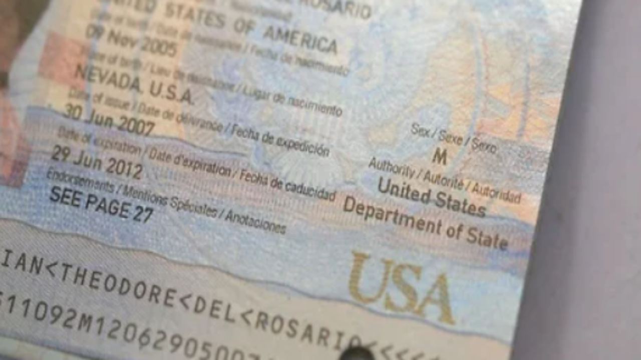 Passaporto Americano terzo genere
