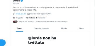 lorde sparisce dai social