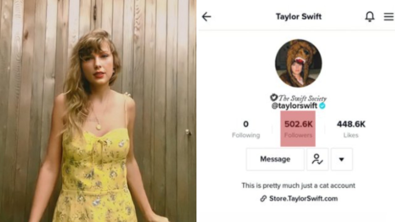 Taylor Swift su tiktok