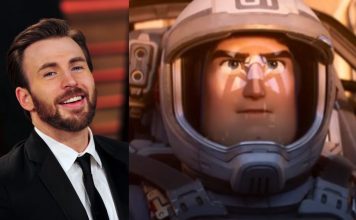 Chris Evans e Buzz Lightyear